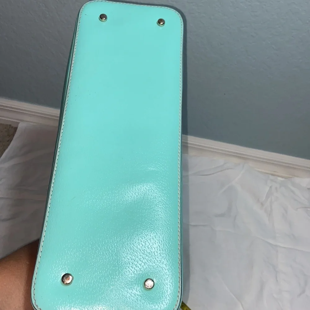 Gorgeous KATE SPADE Tiffany Blue Wellesley Rachelle Satchel shoulder Bag - Picture 6 of 16